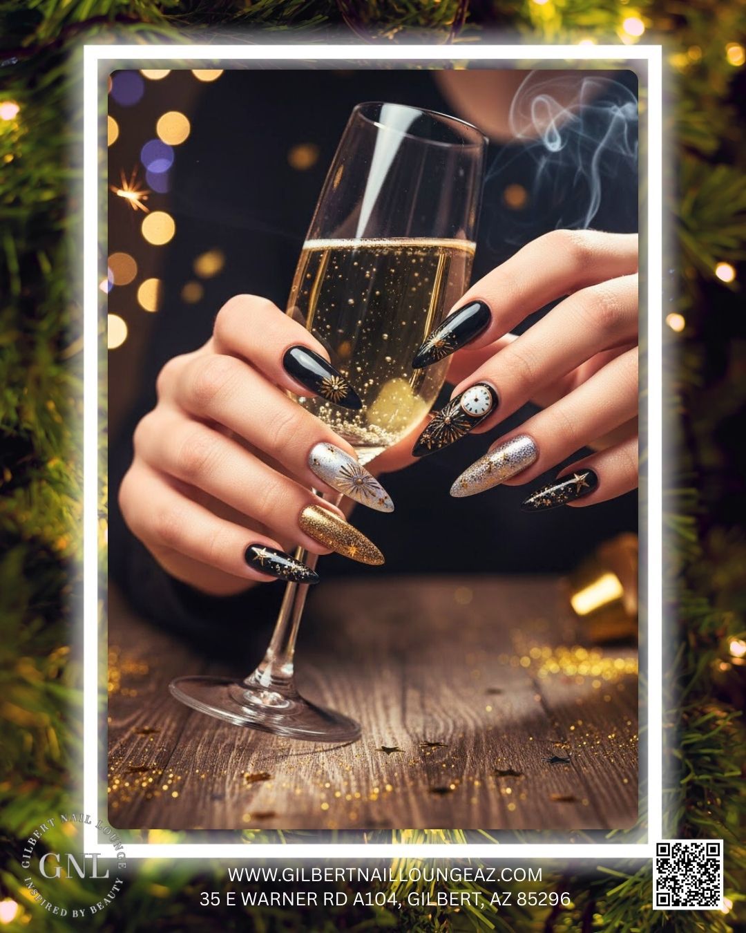 Christmas Nails at Gilbert Nail Lounge